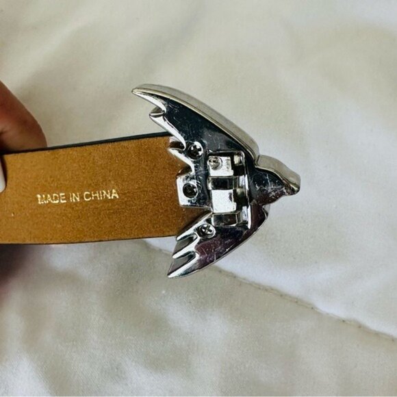 Kate Spade Kissing Bird Belt Dark blue Rhinestones In the Hoop  XS/S - Picture 9 of 15